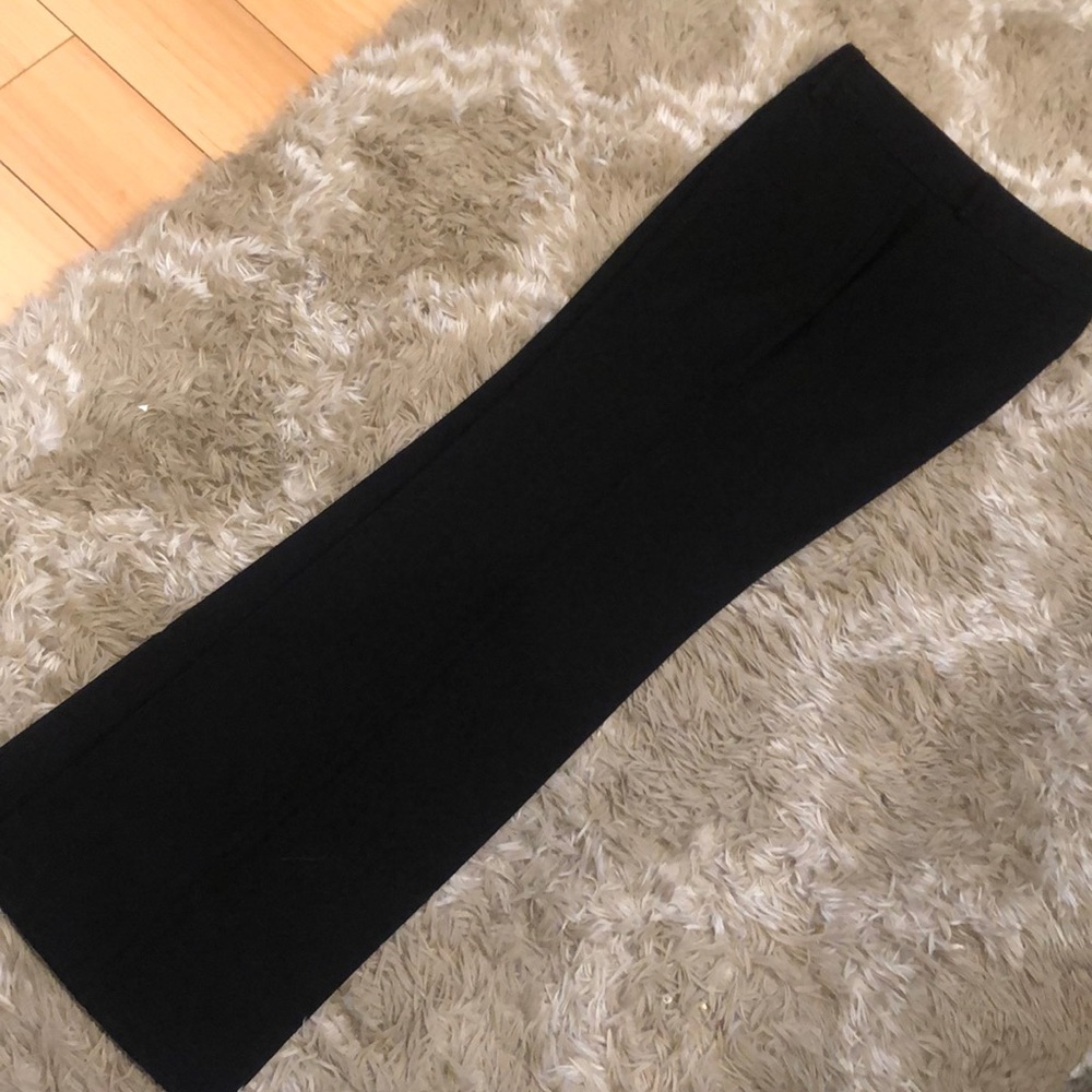 Black straight wide leg Trousers